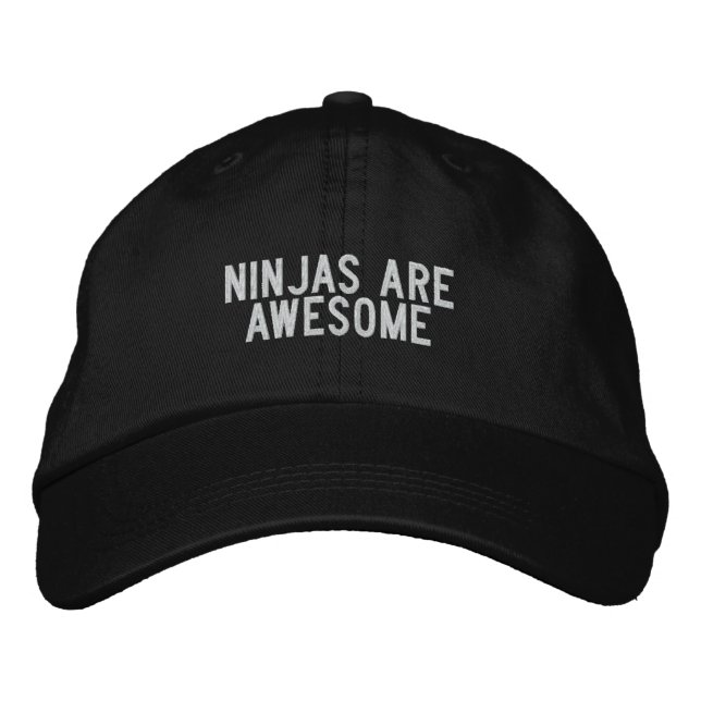 Ninjas är fantastisk broderad keps (Framsida)