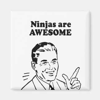 NINJAS ARE FANTASTISK MAGNET