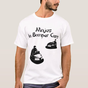 Ninjas i radiobiler - tända t-shirt