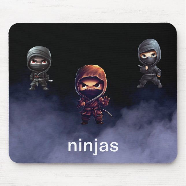 Ninjas mousepad musmatta (Framsidan)