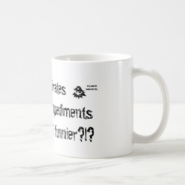 ninjas, pirater och talhindrar kaffemugg (Höger)