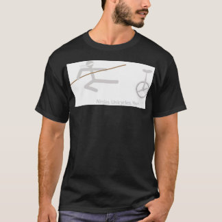 "Ninjas. Unicyles. Yeah.", Skjorta i svart Tee Shirt
