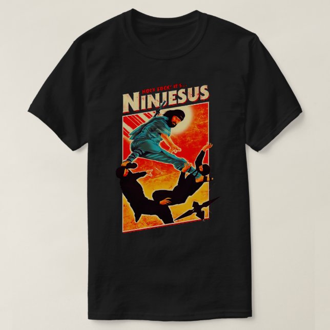 NINJESUS Essential TShirt Classic TShirt T Shirt (Design framsida)