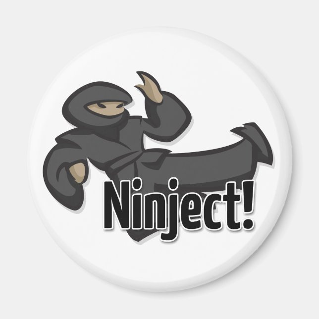 Ninjicera flytande kindmagnet magnet (Framsidan)