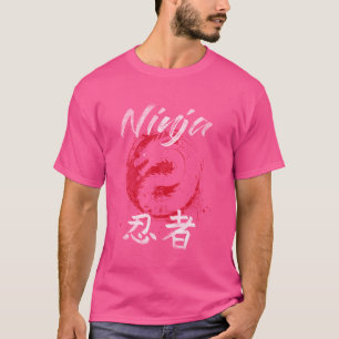 Ninjutsu Bujinkan Dragon Symbol ninja Dojo trainin T Shirt