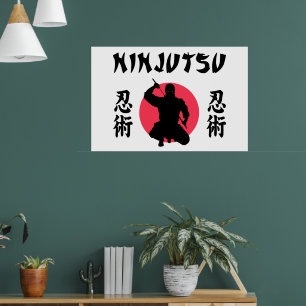 Ninjutsu Rising Sun Poster