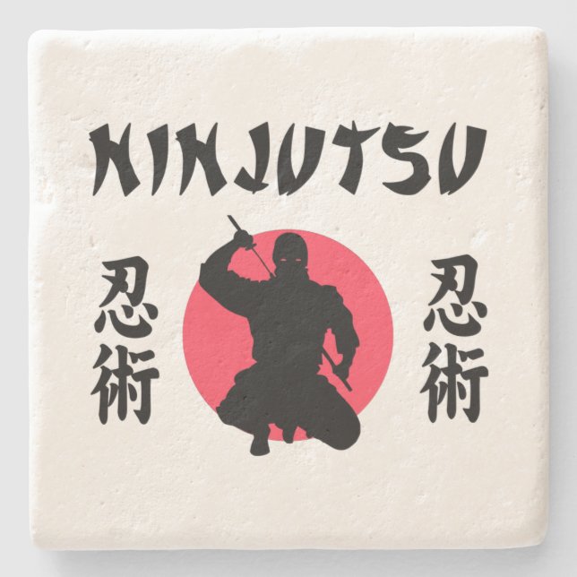 Ninjutsu Rising Sun  Stenunderlägg (Framsidan)
