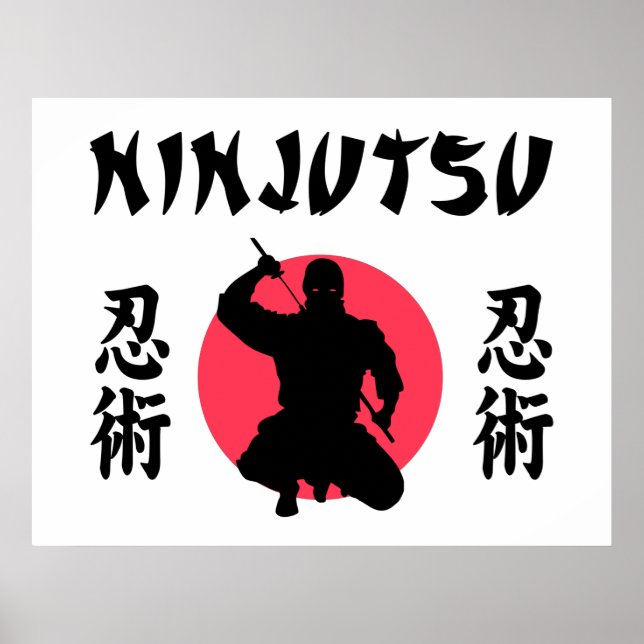Ninjutsu Stigning Sol Poster (Framsidan)