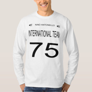 Nino Antonello Euro Internationell Team 75 Black Tee Shirt