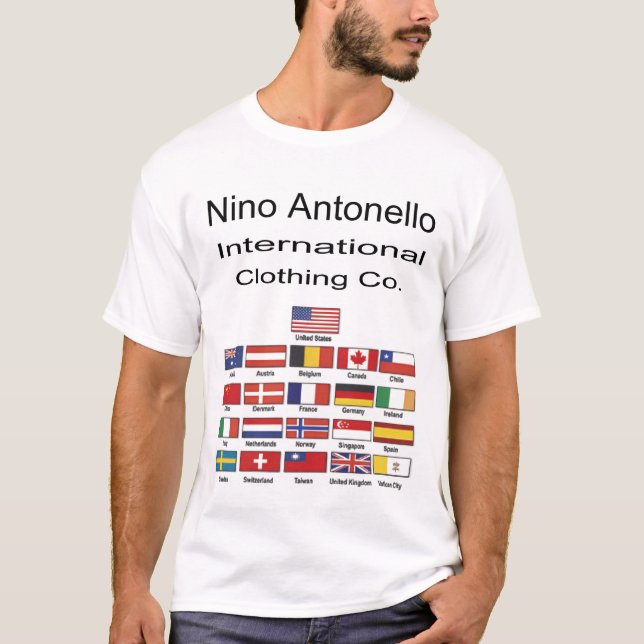 Nino Antonello Internationell Clothing Co. World F Tröja (Framsida)