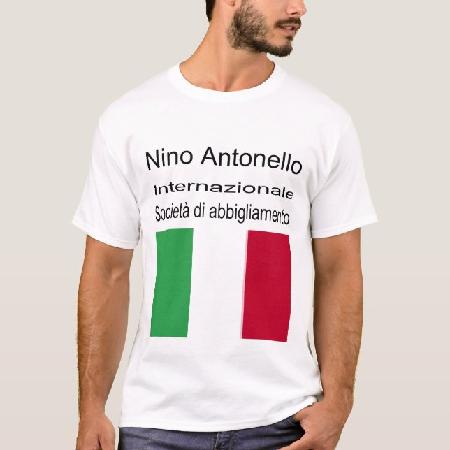 Nino Antonello Internazionale Societa di Abbigliam T-shirt (Framsida)