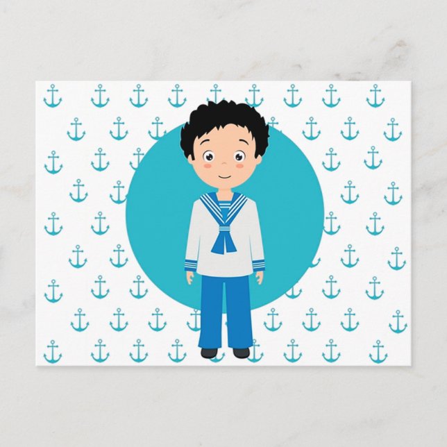 Niño Marinero Primera Comunión Vykort (Framsida)