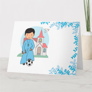 Niño Primera Comunión Fútbol Kort
