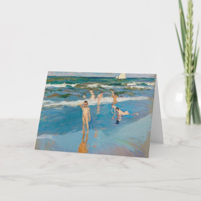 Niños en el Mar | Joaquín Sorolla Kort (Framsida)