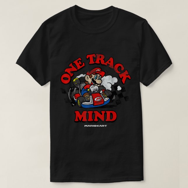 Nintendo Mario Kart One Track Mind Graphic T Shirt (Design framsida)