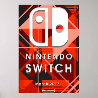 Nintendo Switch-Abstrakt Poster