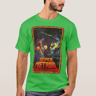 Nintendo Toppen Metroid Kanji Poster Stil Graphic T Shirt