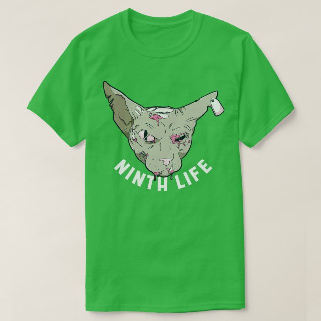 Ninth Life T Shirt (Design framsida)