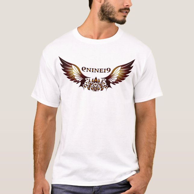 nio9 av skjorta t shirt (Framsida)