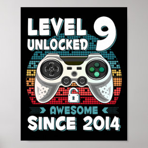 Nio 9 år gamla B Poster