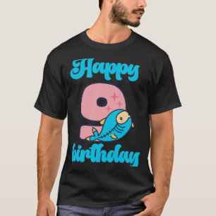 Nio Baby födelsedag En Vild Lejona djur T Shirt