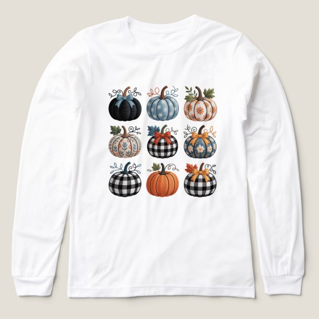 Nio dekorativa påsar Embroidery T-Shirt (Design framsida)