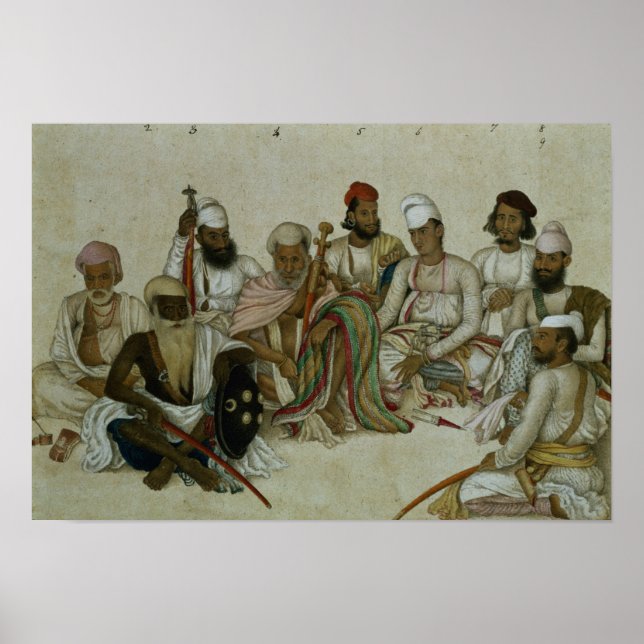 Nio domstolar och anställda vid Raja Poster (Framsidan)