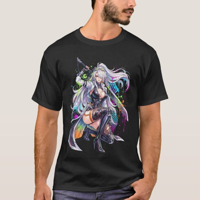 Nio Försvarsskalning Burst DPS Kaos Noll Mardröm T Shirt (Framsida)