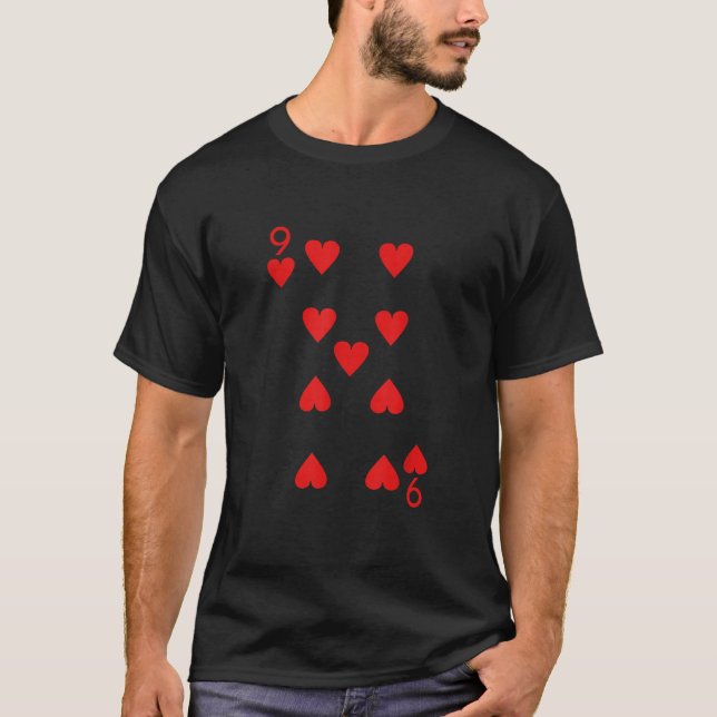 Nio hearts Deck of Cards Group Costume Hallowed T Shirt (Framsida)