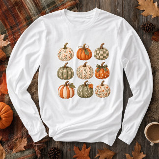 Nio höstpumpor – Mjuk akvarell höstkollektion T Shirt