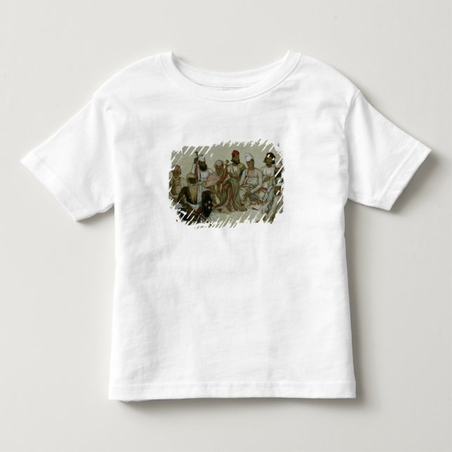 Nio hovmän och tjänare av rajaen tee shirt (Framsida)