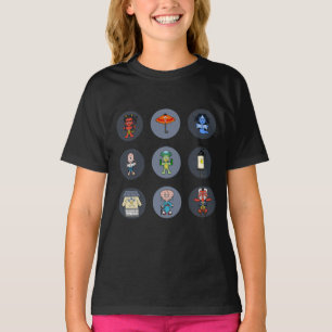 Nio japanska Yokai Monsters Tee