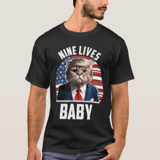 Nio Liv Byby Rolig Trump 2025 T Shirt