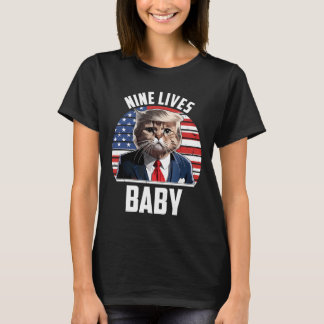 Nio Liv Byby Rolig Trump 2025 T Shirt