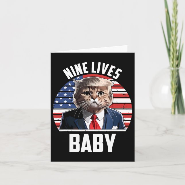 Nio Lives Byby Funny Trump 2025 Kort (Framsida)