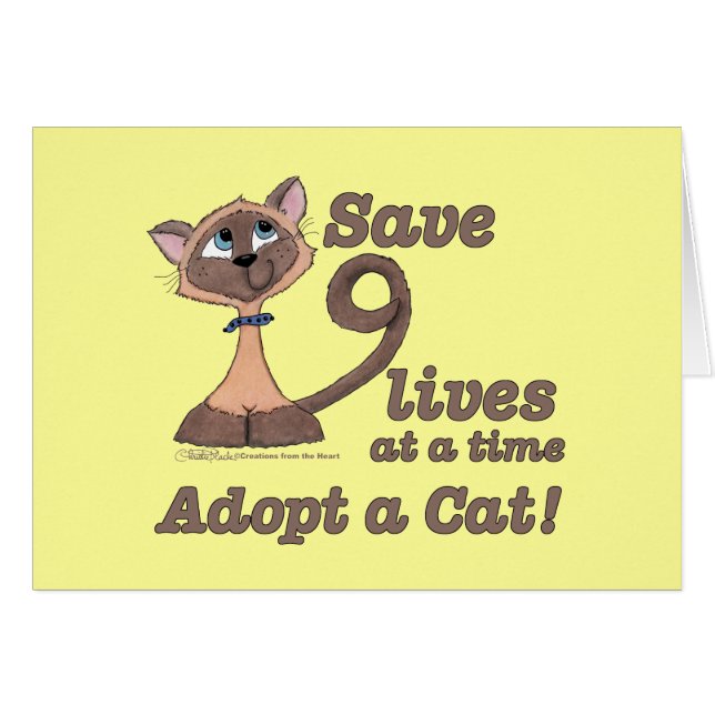 Nio Lives Hälsningskort (Framsidan Horizontal)