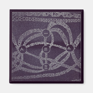 Nio måne i mörken magnet