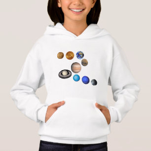 Nio planeter i solsystemet. Kvicksilver, Venus T-shirt