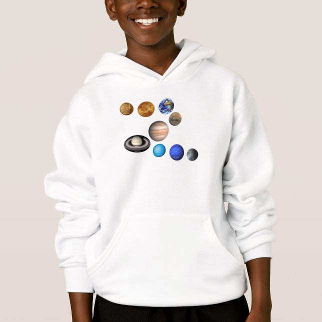 Nio planeter i solsystemet. Kvicksilver, Venus Tee Shirt (Framsida)