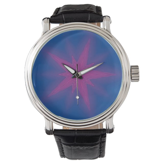 Nio stjärnor - Ken Gage Art Armbandsur (Framsida)