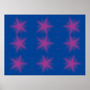 Nio stjärnor - Ken Gage Art Poster