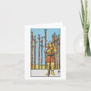 Nio trollspön - Rider Waite Smith tarot Kort
