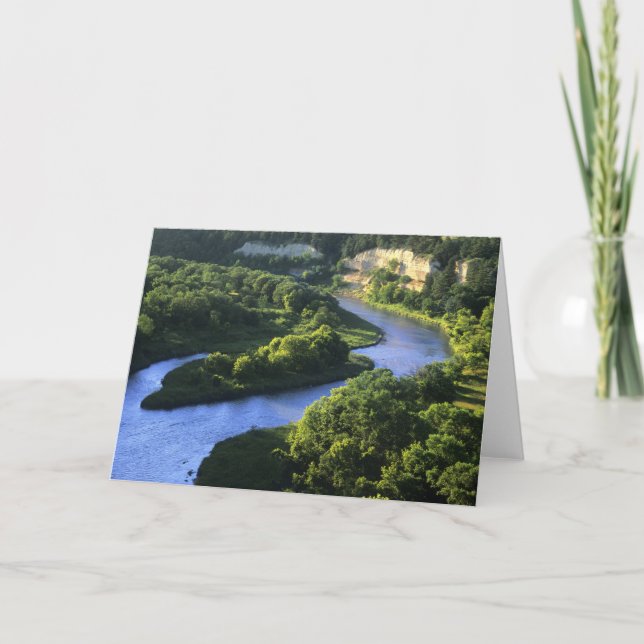 Niobrara River nära Valentine Nebraska Helgkort (Framsida)