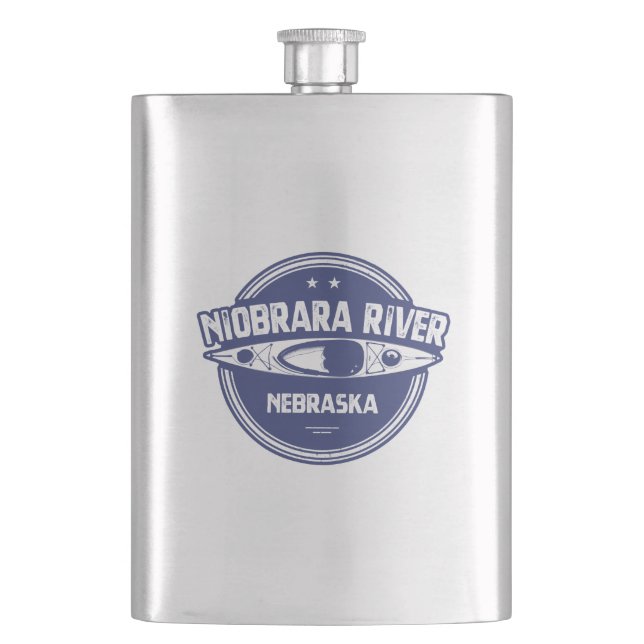 Niobrara River Nebraska Kayaking Fickplunta (Framsidan)