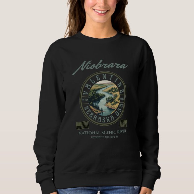 Niobrara River, Valentine, NE T Shirt (Framsida)