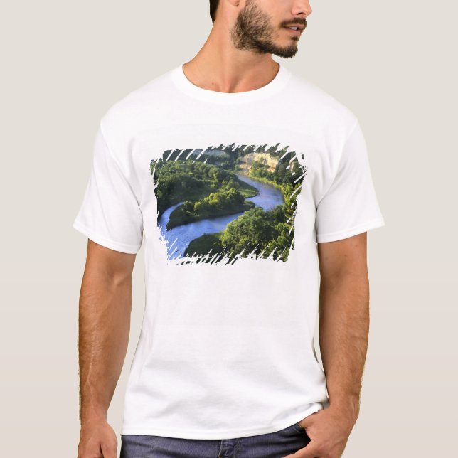 Niobrarafloden nära Valentine Nebraska Tee Shirt (Framsida)