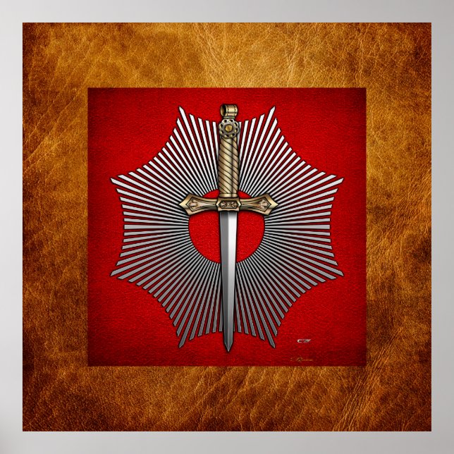 Nionde graden: Mäster för Temple Poster (Framsidan)