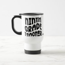 Nionde Klass Lärare Svart Typografi Design