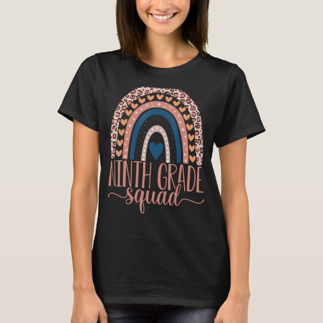 Nionde Klass-torget, 9:e Klass-läraren tillbaka ti T Shirt (Framsida)
