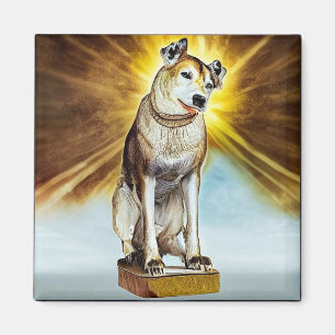 Nipper, RCA Hund Golden Boy Magnet